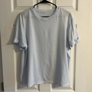 a new day pale blue classic tshirt size L